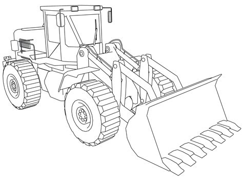 printable loader coloring pictures